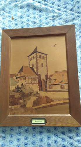 Tableau marqueterie joseph - marqueterie,