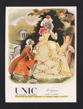Publicité  1944 chaussures UNIC Romans Fenestrier  drome dessin Mercey noblesse