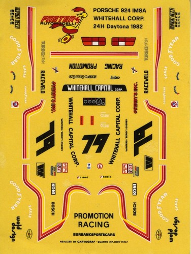 Porsche 924 imsa whiteall - 924,