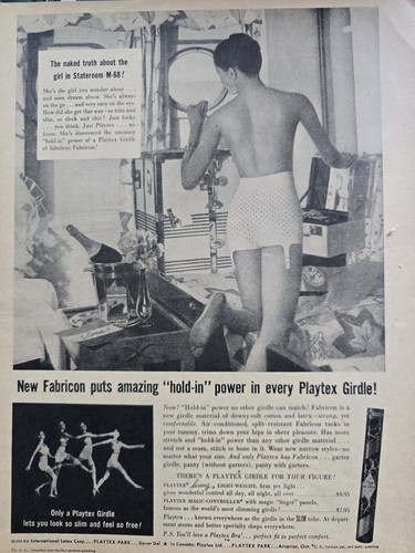 1954 women playtex - playtex, fabricon