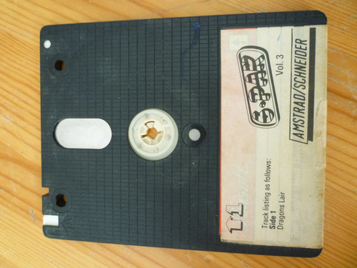 Disquette amstrad dragons lair - disquette,