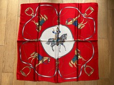 Foulard en soie "Cavalier" -