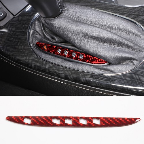 Red carbon car control gear - carbon,