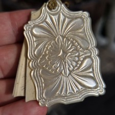 Carnet de Bal en Nacre Gravée XIXè Louis Philippe Victorian MOP Dance Card 19thC