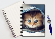 Cahier et stylo personnalisés