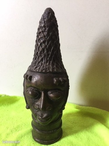 Tète bronze africaine - tète,