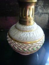  LAMPE BERGER PARIS MADE IN FRANCE SANDSTONE BREUGNOT  "GREY GREEN AND GOLD"  