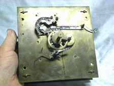 ANCIEN MOUVEMENT PENDULE BRONZE MOUVEMENT MECANIQUE HORLOGE COMTOISE PENDULUM