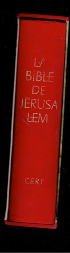 Bible jérusalem - bible, de