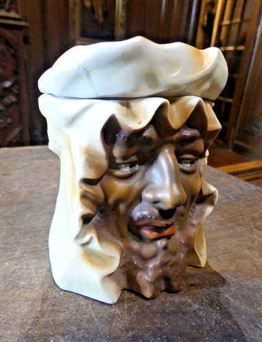 Pot tabac porcelaine - pot,