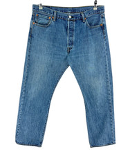 Levi's Strauss & Co 501 Hommes Jeans Jambe Droite Jean Bleu W36 L30