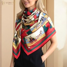 RARE VINTAGE foulard en soie
