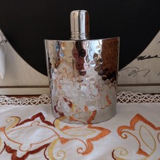 Flasque Vintage En Métal Martelé