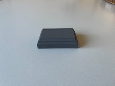 socle en bois peint en gris foncé pour figurines et maquettes 9,9 X 6,2 cm