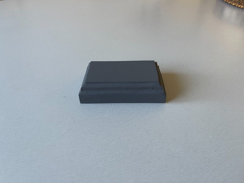 Socle bois peint gris - bois,