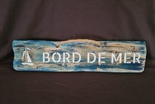 Panneau Bois Flotté "BORD DE