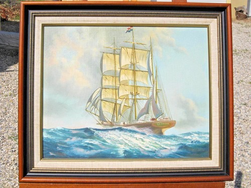 Tableau vieux gréements belle - tableau-vieux, grÉements-belle