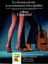 Publicité Advertising 0722  1971   bas & collants Chesterfield   femmes de tete