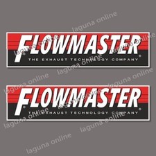 Autocollant décalcomanie résistant aux intempéries logo flowmaster brillant