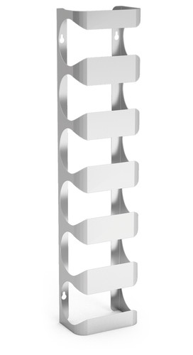 Porte bouteilles inox mural