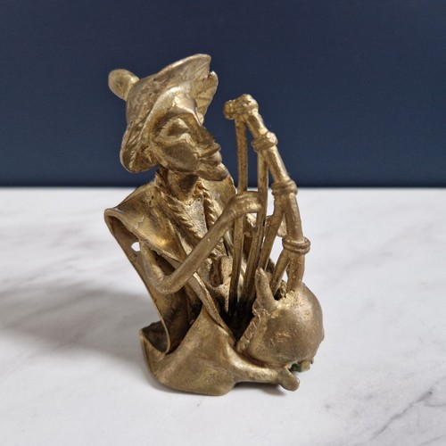 Statuette musicien bronze - statuette,