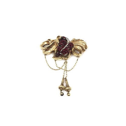 Broche ancienne biedermeier - ancienne,