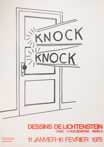 Roy lichtenstein affiche 1975 - lichtenstein,