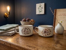 Duo de Bols à Soupe Vintage