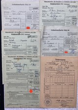 Lot documents allemands