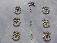 6 poignées 3 entrées laiton