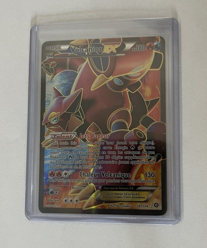 Carte pokémon volcanion ex - carte,