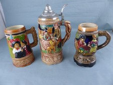 Lot de 3 chopes à bière