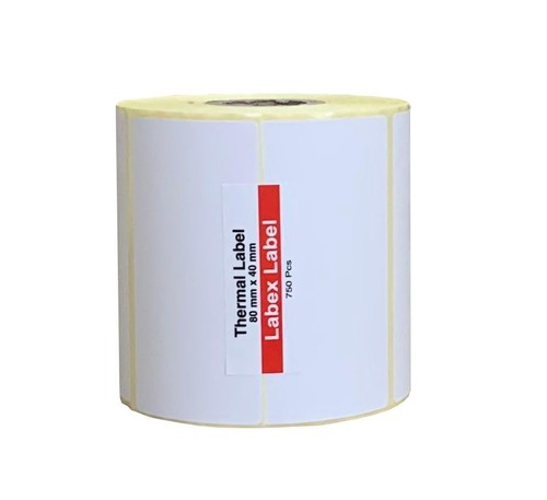 étiquette thermique 80x40 - thermique, mm