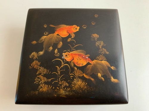 Boite laquee vintage decor - laquee,