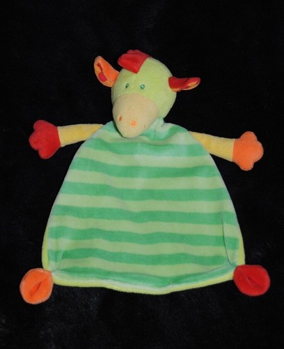 Doudou plat dragon dinosaure