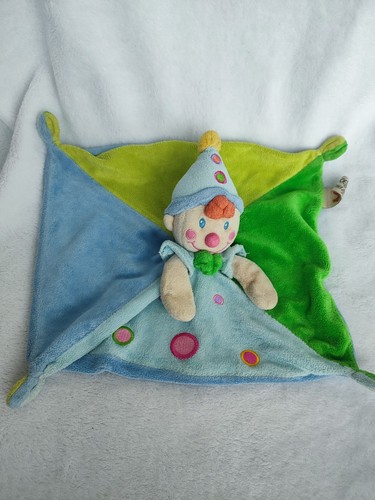 Doudou plat nicotoy - plat, clown