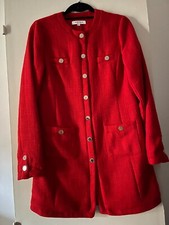 Manteau rouge femme T38