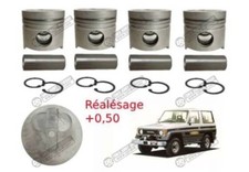 Jeu de 4 Pistons Réalésage +0.50  Toyota  LJ70 LJ73 de 1984 à 03/1990