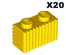 Lego ® Lot 20 Brique 1x2