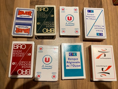 Lot jeux carte jouer - 8, a