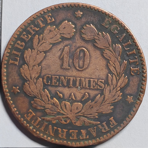 Centimes cérès 1897 a - 10,