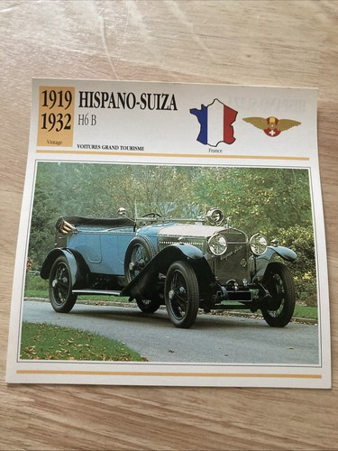 Hispano suiza 1919 1932 - 1919, /