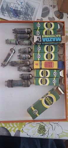 Lot lampes tubes radio tv - lot,