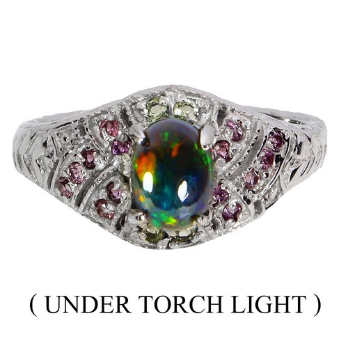 925 bague argent - 925, noir