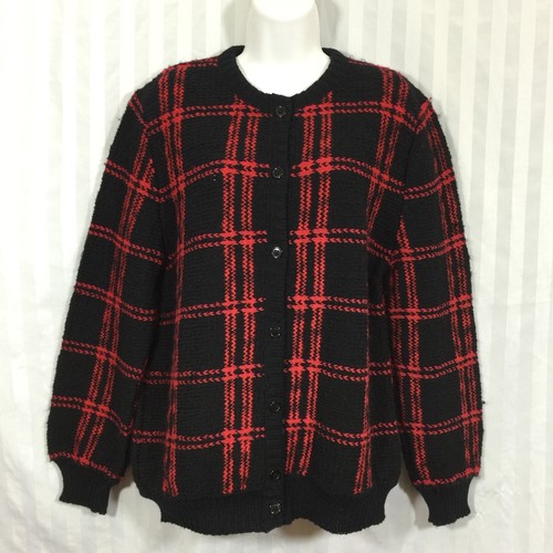 Pendleton plaid black red - m,