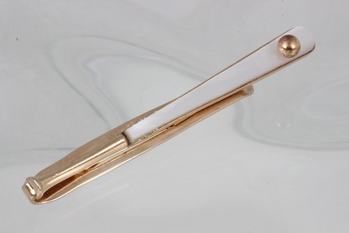Swank goldtone mohter - of, pearl