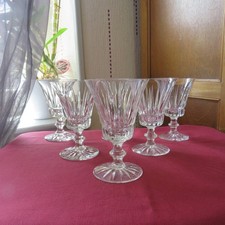 6 verres a vin rouge en