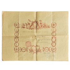 Brevet de chevalier de l'ordre
