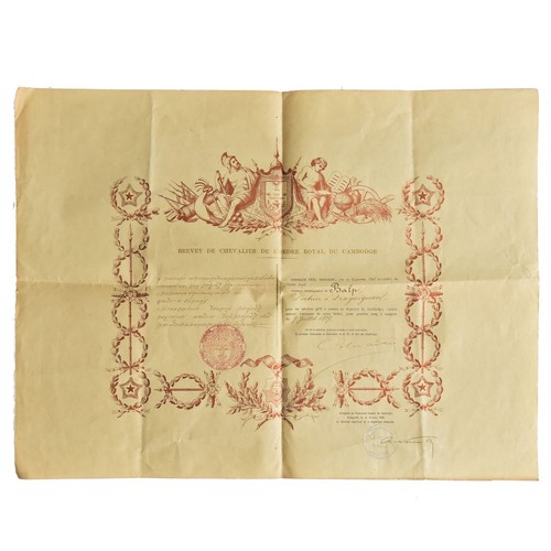 Brevet chevalier l ordre - de, l'ordre