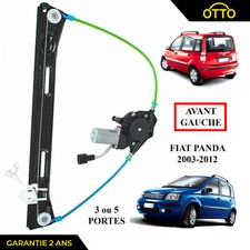 Leve Vitre Electrique Avant Gauche pour Fiat PANDA 169 2003-2012 (3 ou 5 Portes)
